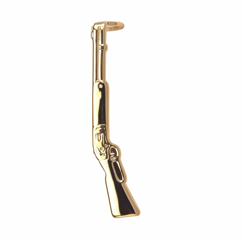 Pen Clip for 7 mm Pens - Style:Rifle - Finish:Gold